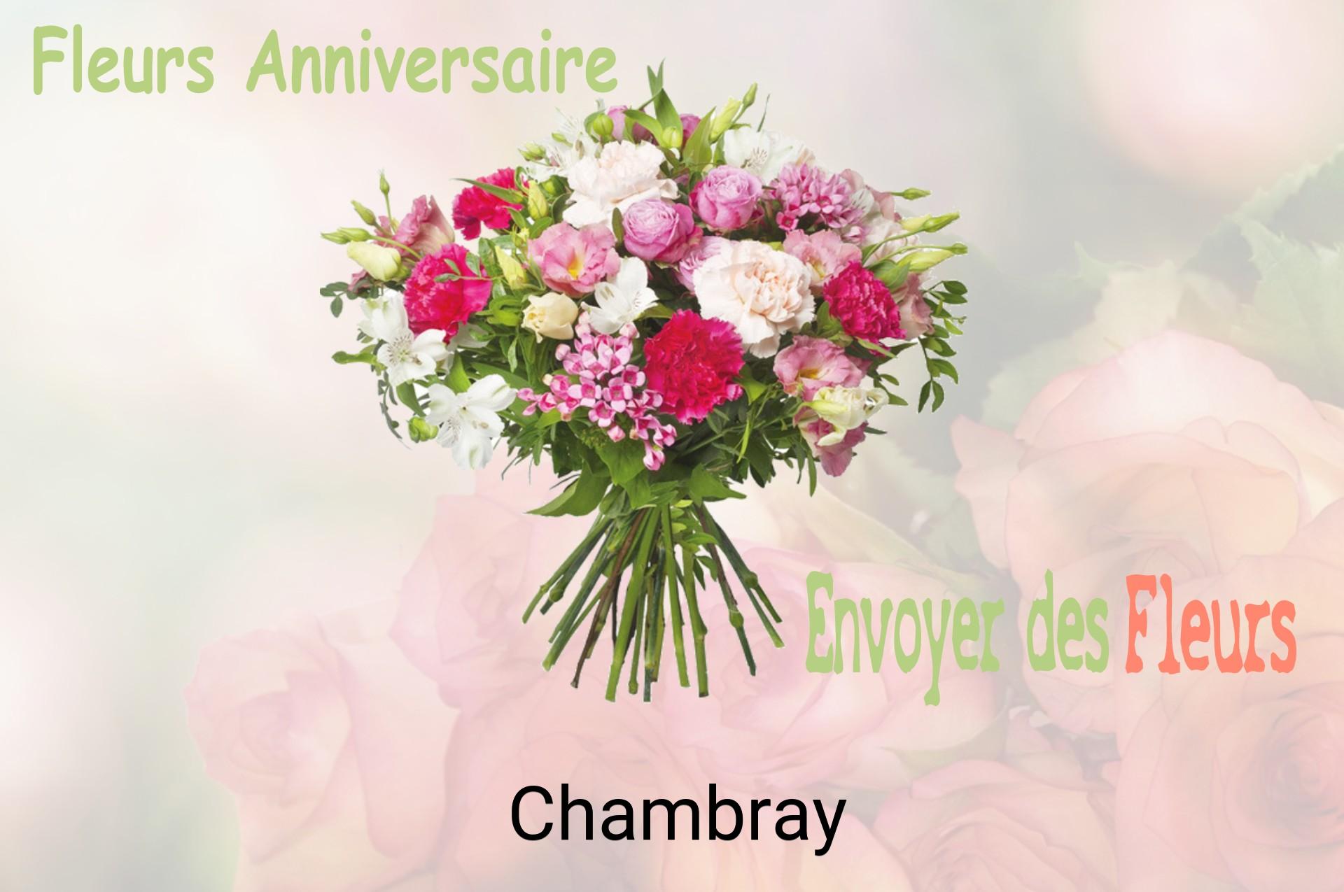 Bouquet de fleurs d’anniversaire livré à Chambray